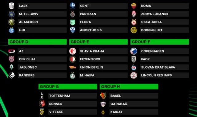 开云-首届欧协杯抽签：热刺与雷恩相遇 罗马赴北欧